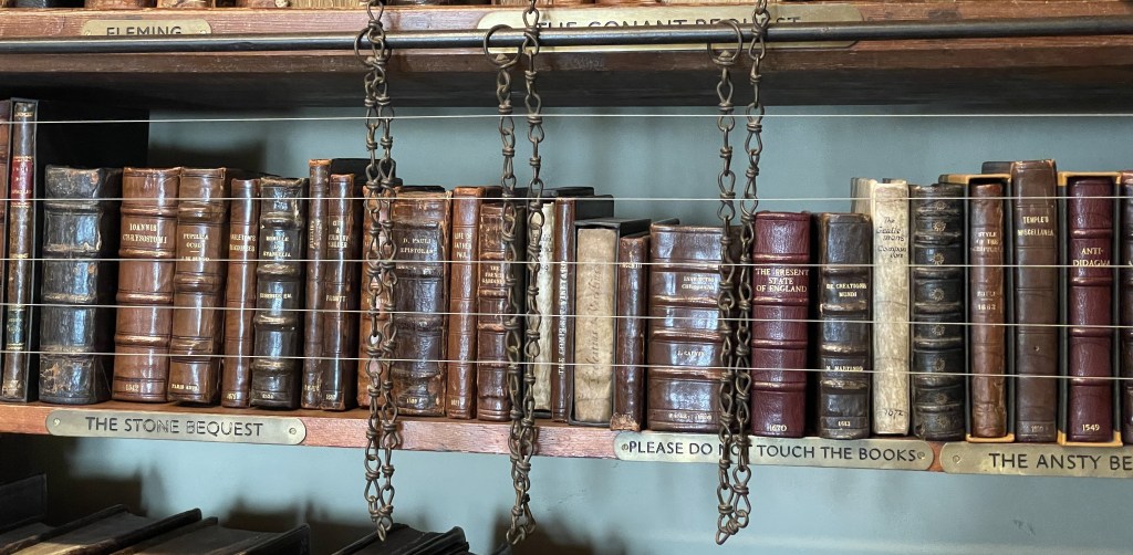 Books on a bookshelf