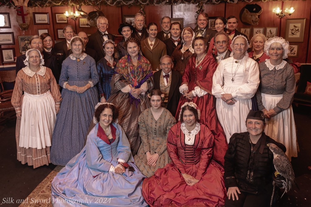 The members of the Athenæum Club pose for a group photograph